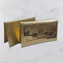 shagun envelopes Premium Golden Peacock Money Envelope – Luxury Wedding Shagun Envelope Envelopes image 2