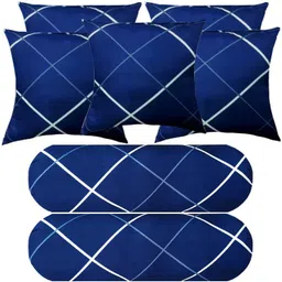 bhebha Microfibre Abstract Bolster Pack of 7-picture-24