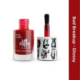 Elitty Mad Over Nails 12 Toxin Free Glossy Nail Polish with Witch Hazel 6ml - Bad Breakup image 5