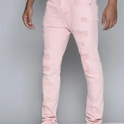 WAIMEA Men Hollywood Skinny Fit Highly Distressed Stretchable Jeans image 3