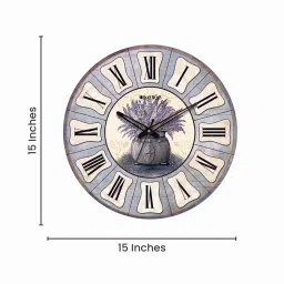 olive tree 12 Inches Classic Wooden Clock image 3