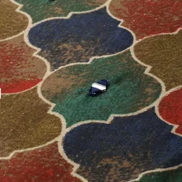 Ode by House of Pataudi Ethnic Motifs Printed Boat Neck Mirror Work Detailed Kurta image 2