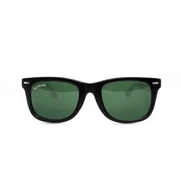 ROYALTAIL Unisex Wayfarer Black Frame & Green UV Protected Lens Premium Sunglasses image 2