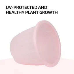 Kuber Industries Pink 5 Pieces Marble Finish Planters image 5