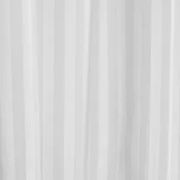 OBSESSIONS White Solid Hilton Shower Curtain image 2