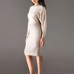 SHOWOFF Bodycon Dress With Upper Top image 4