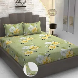 truebuy Reversible Cotton Double Bed Cover-picture-22