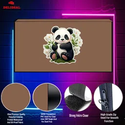 Delideal Padded Cover, Dust Cover, etc. for 50 inch Computer Monitor, TV, LCD Monitor, etc. - ledBeige3050IN image 2