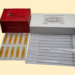 mumbai tattoo WHITE 1RL - 1RT COMBO PACK Disposable Round Liner Tattoo Needles-picture-18