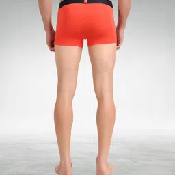 freecultr Pack of 2 Organic Cotton Trunks, Ultrasoft Waistband, Premium Snug-Fit Underwear Solid Men Trunk image 2