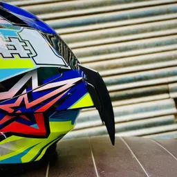 gogna mart 2pcs Universal Motorcycle Winglet Aerodynamic Spoiler Wing Side Spoiler BLACK Bike Fairing Kit image 4