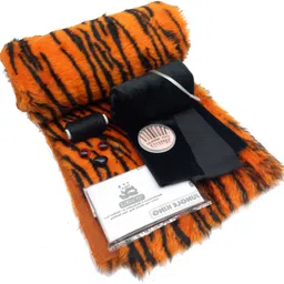 pransunita Tiger Making Kit Acrylic Print Fur Cloth with 2 Eyes 1-picture-14