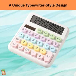 frony Desktop Cute Calculator, 12-Digit Large Display With Aesthetic Candy ColorU300 Desktop Cute Calculator, 12-Digit Large Display With Aesthetic Candy ColorE300 Basic Calculator-picture-21