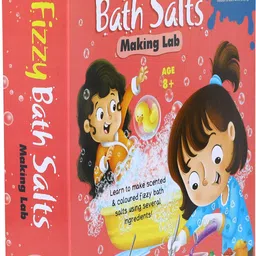 eksploe My Fizzy Bath Salt Making Lab For Kids Science Experiment Kit Ages 8-14 image 2