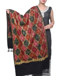 SUMEDH handcrafts Acrylic Embroidered Women Shawl-picture-16