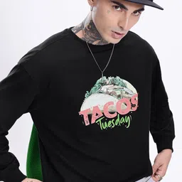 Kook N Keech Oversized Graphic Printed Sweatshirt-image-85