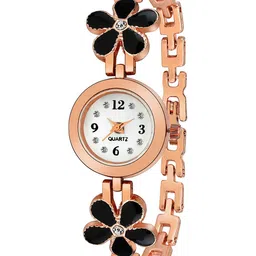 THE SHOPOHOLIC WomenBracelet Style Straps Analogue Watch Flower Pink-picture-17