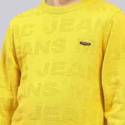 Monte Carlo Boys Typography Woollen Pullover image 2