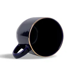 SHAY Blue Solid Ceramic Glossy Mugs Set of Cups and Mugs image 3