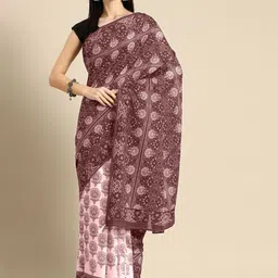 BUTA BUTI Floral Pure Cotton Saree-picture-31