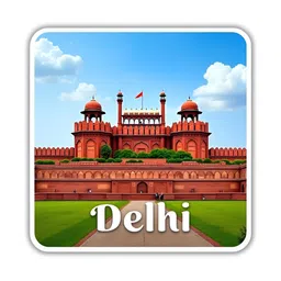 GIFTODAY Blue & Green Printed Decorative Magnets-picture-38