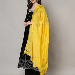 MUFFLY Ethnic Motifs Printed Dupatta image 4