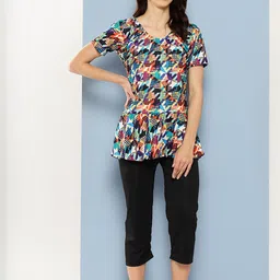 Muhuratam Women Multi Nylon Swimwear-image-99
