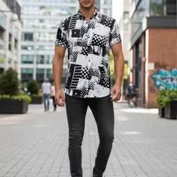 JENSI ENTERPRISE Men Classic Printed Casual Shirt image 2