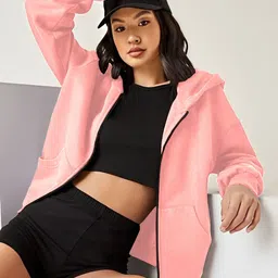 LECOWAR Women Hooded Zipper Sweatshirt-image-74