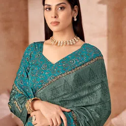 Panzora Poly Crepe Saree image 3