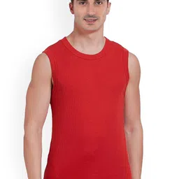 COLORS by Rupa Frontline Pack Of 2 Striped Anti-Bacterial Cotton Basic Innervests image 2