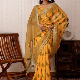 Mitera Ethnic Motifs Printed Saree-picture-20