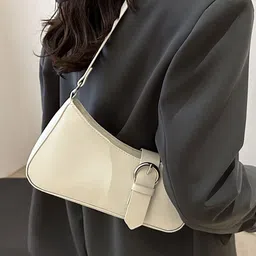 LULU & SKY Women Solid Structured Shoulder Bag image 4