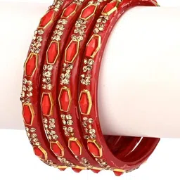 SOMIL Set Of 2 Women Alloy Bangle image 3