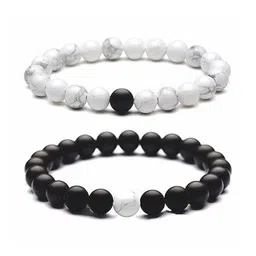 Lovemi Movements Women Set of 2 Artificial Beads Bracelet-image-35