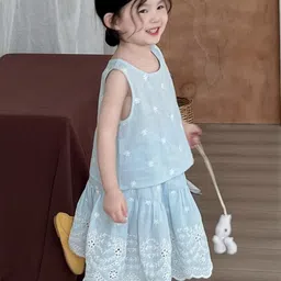 LULU & SKY Girls Printed Top with Skirt image 5