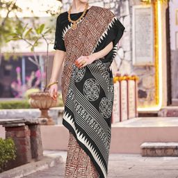 Mitera Ethnic Motifs Silk Blend Bagh Saree-picture-11
