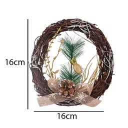 TAYHAA Set Of 2 Holiday Charm Wreath image 4