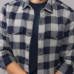 AMERICAN EAGLE OUTFITTERS Men Buffalo Checks Checked Casual Shirt image 4