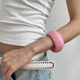 SAPRAA TRENDS Women Pink Plastic Bracelet-picture-26
