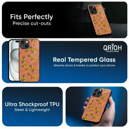 QRIOH Conversational Printed iPhone 12 Pro Back Case Mobile Accessories image 2