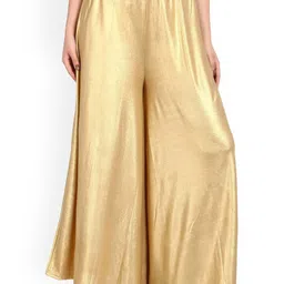 SRISARAS Women Pleated Cotton Trousers-picture-40
