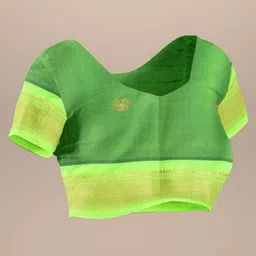 A S CREATION Woven Design Zari Silk Cotton Paithani Saree image 3