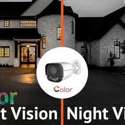 CP PLUS 8 Channel HD DVR 1080P,2.4MP ADVANCED Color Nightvision Outdoor Cameras,CPAR-503 Security Camera image 4