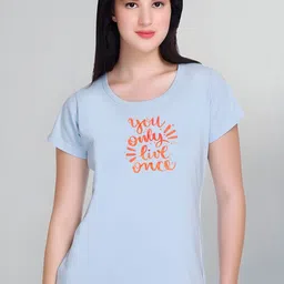 SZN Women Typography Printed T-shirt-picture-39