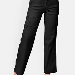Sizi Women Straight Fit High-Rise Low Distress Stretchable Jeans-image-86