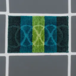 RJVT Green Microfibre 1400 GSM Bath Rugs-image-19