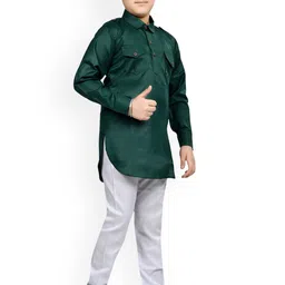 Arshia Fashions Boys Regular Kurta with Pyjamas image 3