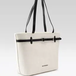 Van Heusen Structured Shoulder Bag with Buckle Detail image 3