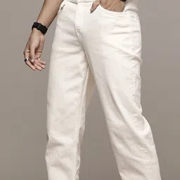 MASTERLY WEFT Men Jean Straight Fit Mid-Rise Stretchable Jeans image 5